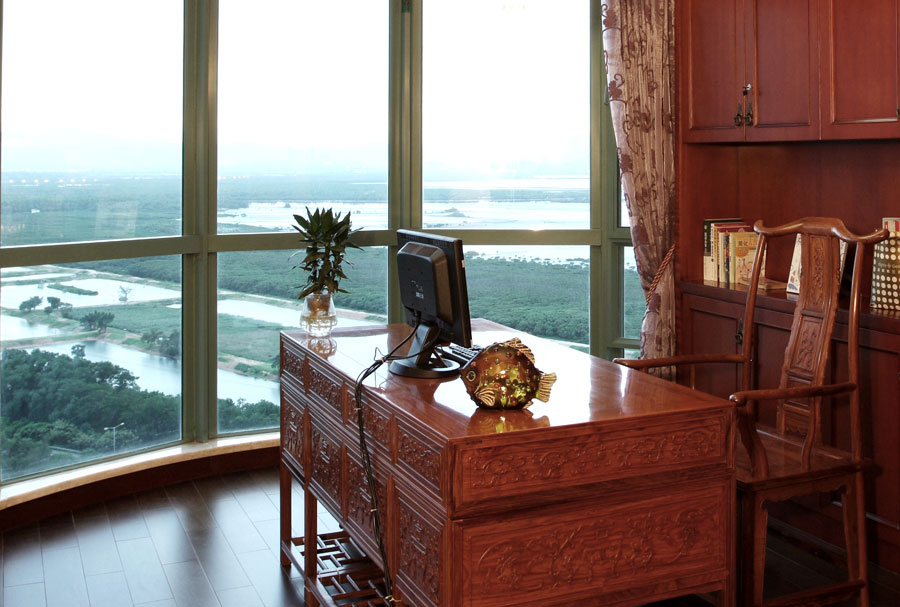 甘工金海灣傳統中式裝修效果圖