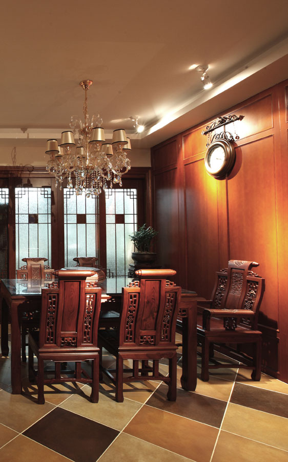 甘工金海灣傳統中式裝修效果圖
