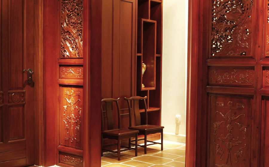 甘工金海灣傳統中式裝修效果圖