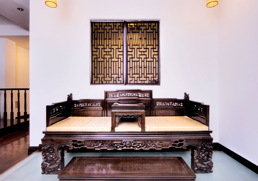 某復式別墅傳統中式裝修效果圖