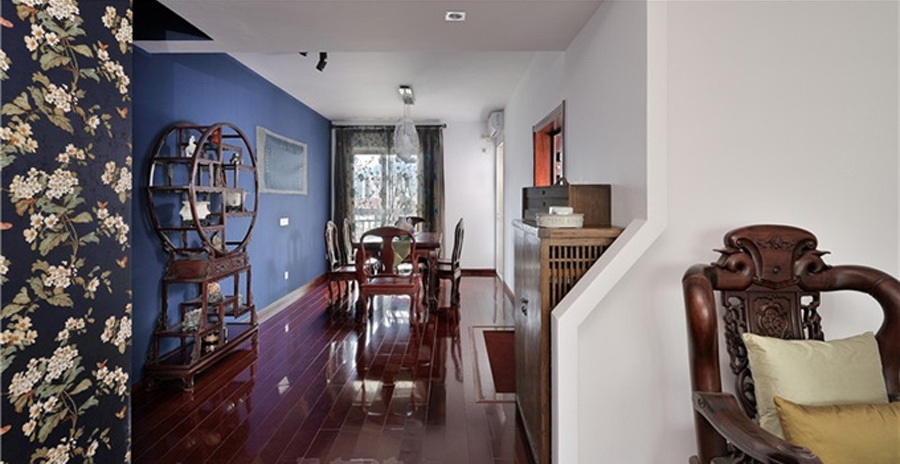 錢隆御景傳統中式裝修效果圖