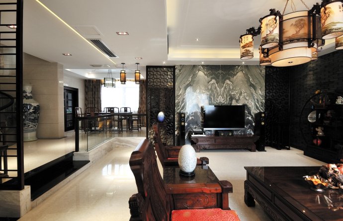 撫州現(xiàn)代中式別墅