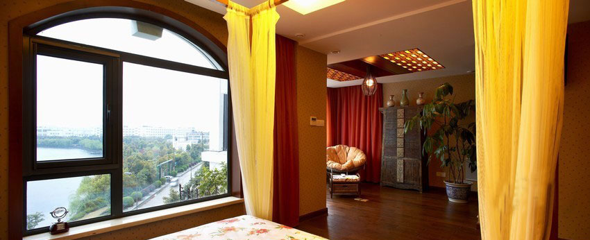 115平3室2廳中式古典風(fēng)