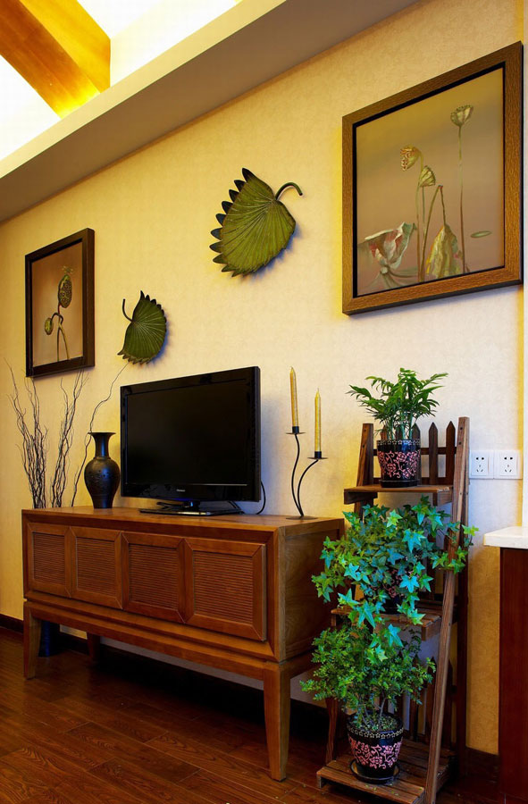 115平3室2廳中式古典風(fēng)