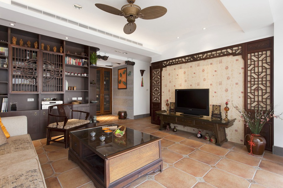 中式典藏 三居室風(fēng)雅意境