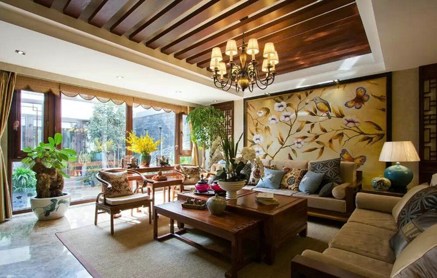 古色古香的中式庭院 名古屋