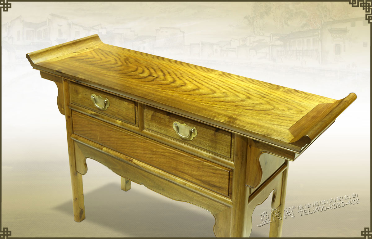 金絲楠木二聯櫥_2