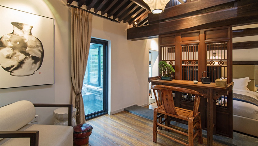 北京老城區典型“大雜院”雜居形態 樂在南鑼四合院精品酒店