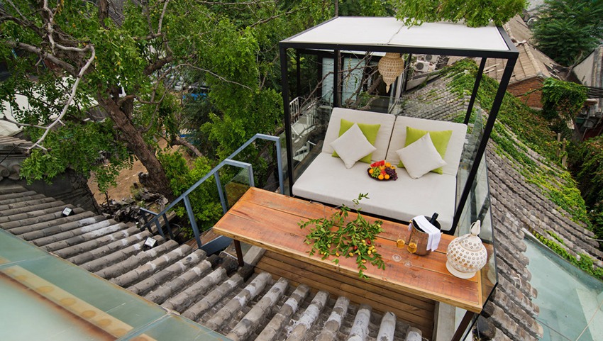 北京老城區典型“大雜院”雜居形態 樂在南鑼四合院精品酒店