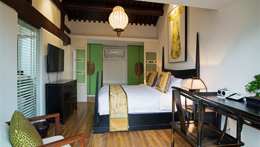 北京老城區典型“大雜院”雜居形態 樂在南鑼四合院精品酒店