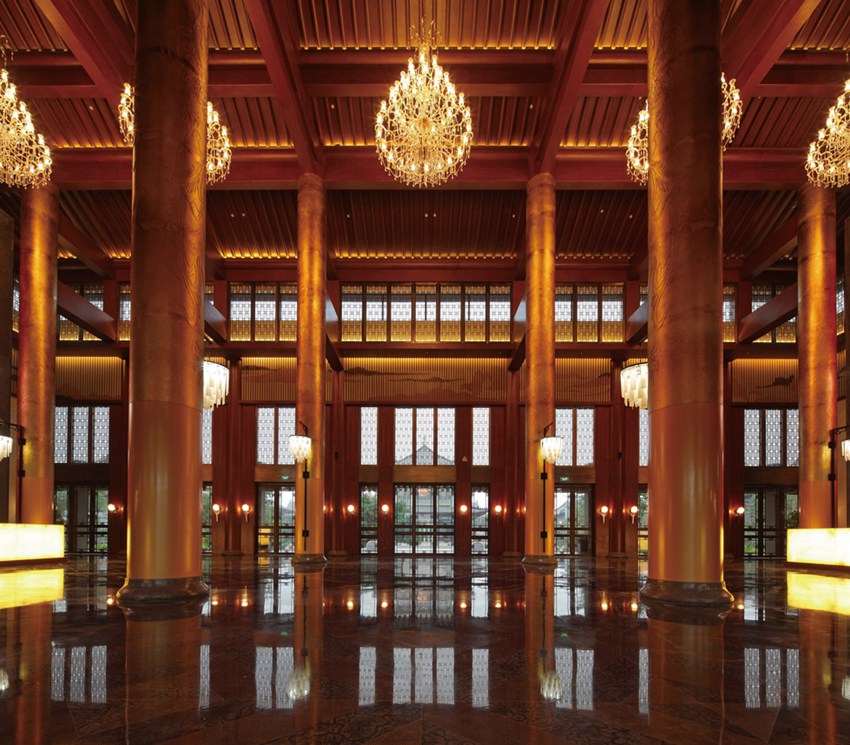 現(xiàn)代古建筑風(fēng)格 海口鴻州埃德瑞皇家園林酒店